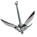 Marine Boat 316 Stainless Steel Folding Anchor 5Kg Folding Grapnel Fishing Yacht