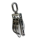 Stainless Steel Double Sheave Swivel Eye Block 3/16" Cable Wire Rope 1450 Lb WLL