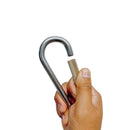 4 Pc Set Marine T304 Stainless Steel Quick Link, Spring Loaded Lock Carabiner for Rope, Chain, Cable, and Outdoor Hardware