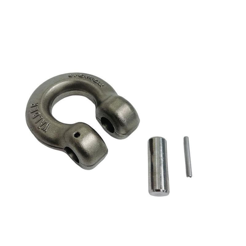 Marine Boat T318 LN Stainless Steel 1/4" G60 Clevis Shackle 1650 Lb WLL Rig Lift