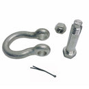 Marine T316 Stainless Steel Drop Forged 3/4" Bolt Pin Anchor Shackle 6000 Lb WLL
