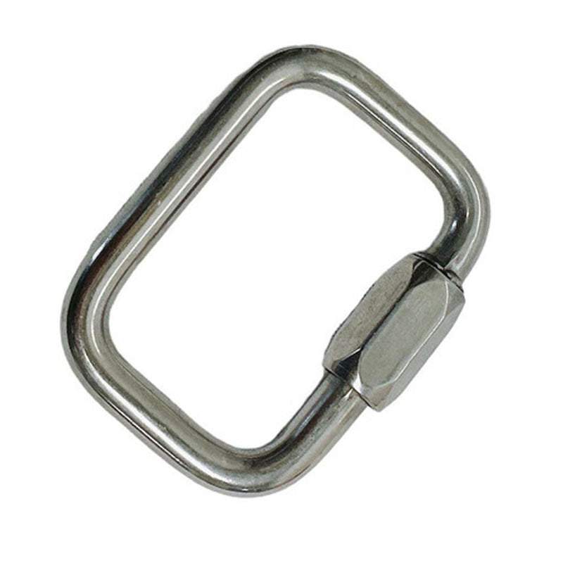 Marine Boat T316 Stainless Steel Square Quick Link Locking Carabiner