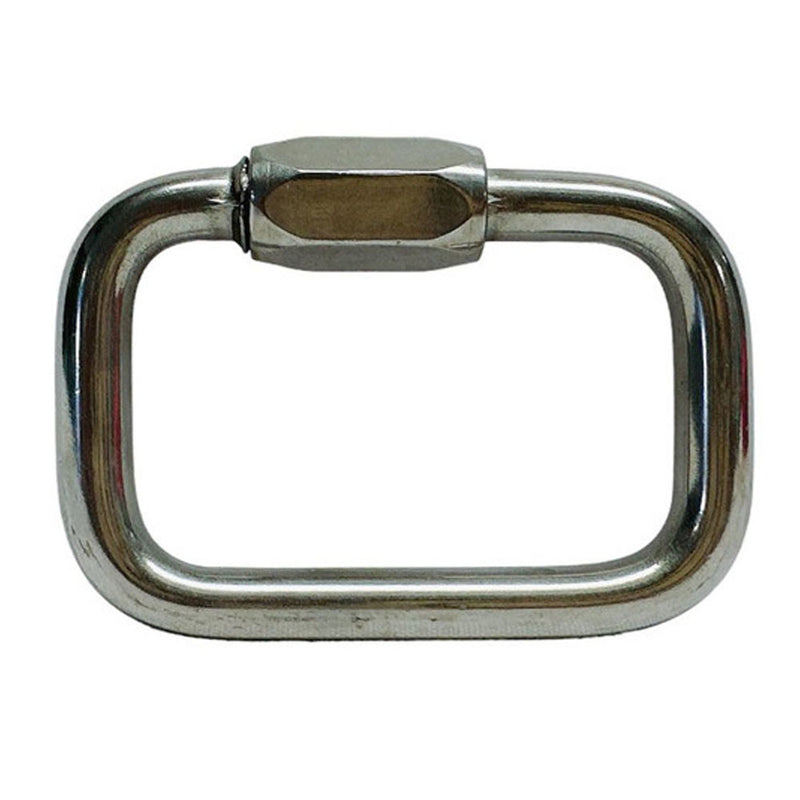 Marine Boat T316 Stainless Steel Square Quick Link Locking Carabiner