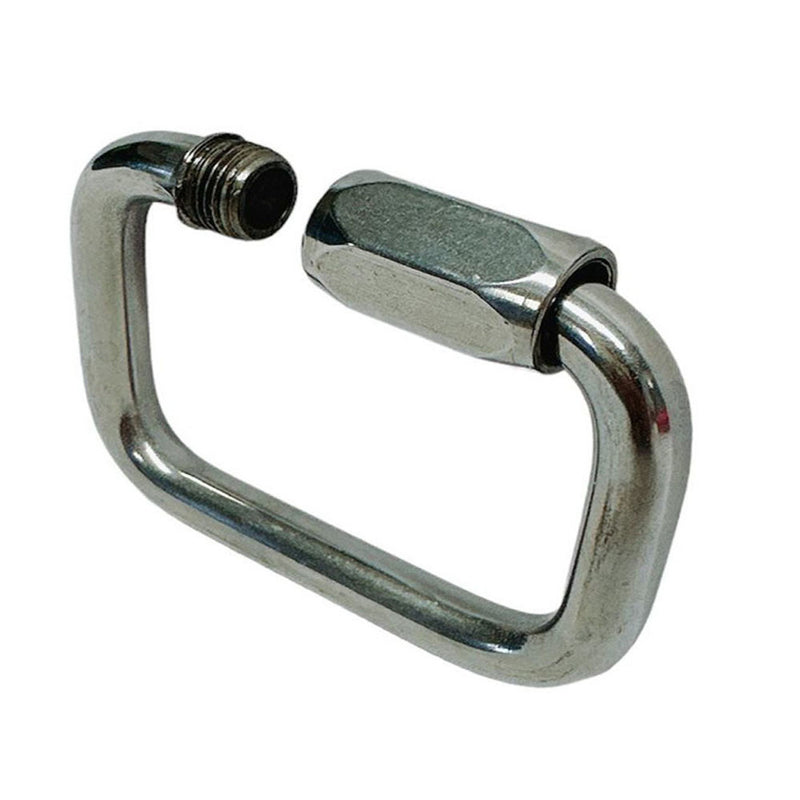 Marine Boat T316 Stainless Steel Square Quick Link Locking Carabiner