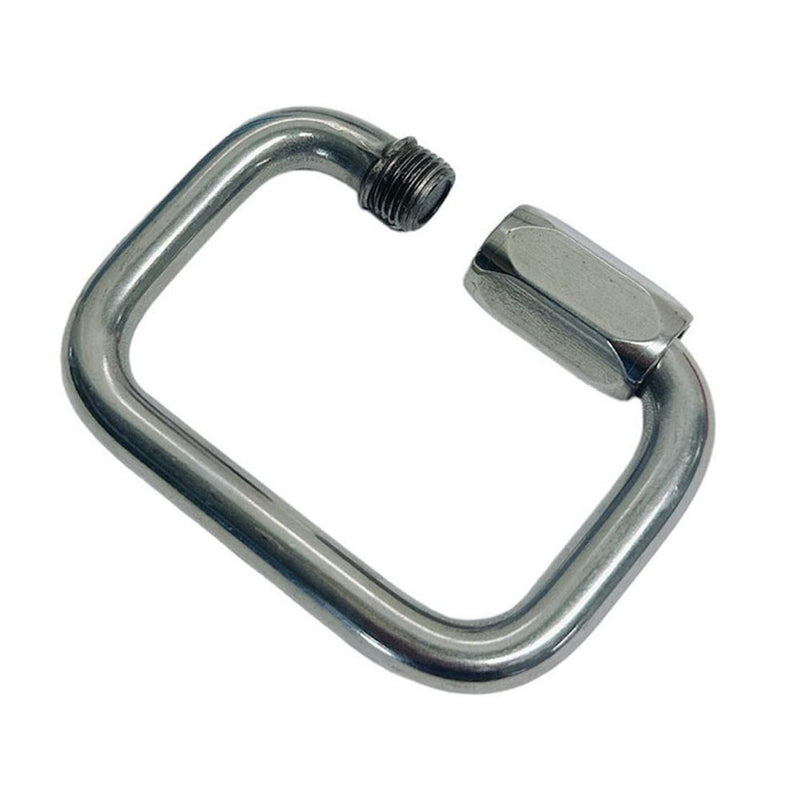 Marine Boat T316 Stainless Steel Square Quick Link Locking Carabiner
