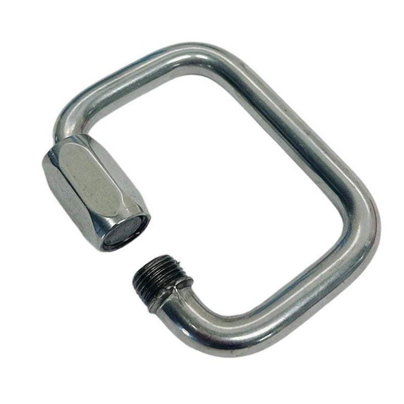 Marine Boat T316 Stainless Steel Square Quick Link Locking Carabiner