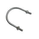 Marine T316 Stainless Steel U-Bolt With 2 Hex Nuts for Ski Boat, Fishing Boat