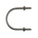 4 Pcs Marine 2.75"L Stainless Steel U-Bolt 1/4"-20 Thread Hex Nuts 450 Lbs WLL