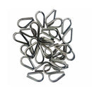 50 Pcs Marine Boat T316 Stainless Steel 1/4'' Thimble Wire Rope Chain Anchor