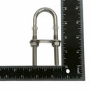 Marine Boat T304 Formed Stainless Steel 4" U-Bolt Nuts Washers And Plate