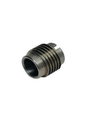 4 Pc Set Marine T303 Stainless Steel Thread Plain Lag Insert, Cable Rail Screw Fitting for Deck, Dock, Railing, and Wire Rope Use