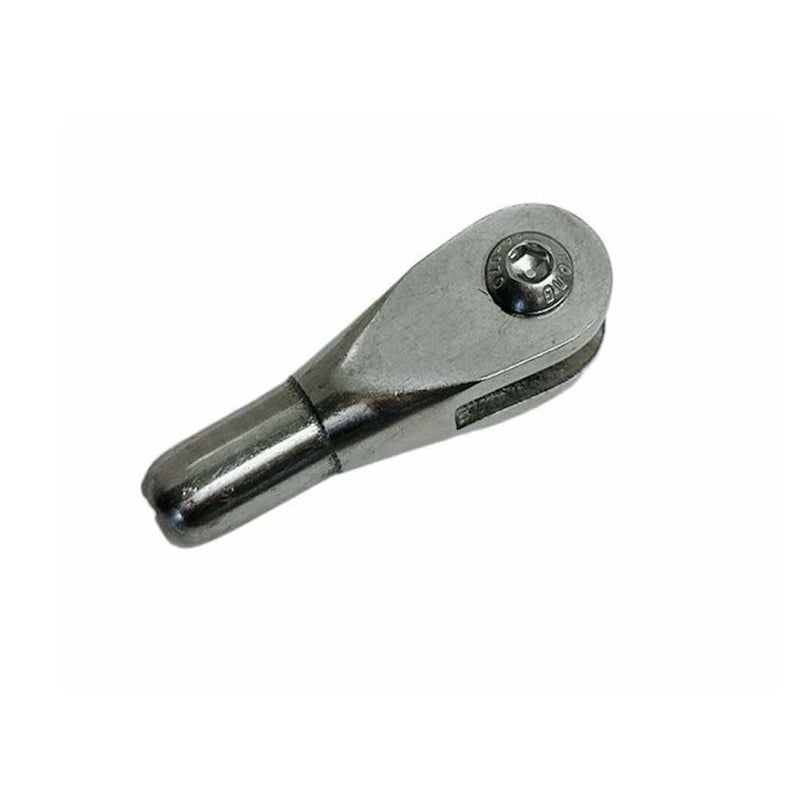 4 Pcs Marine T316 Stainless Steel 1/8" Cable Streamline Fixed Jaw Cable Railing