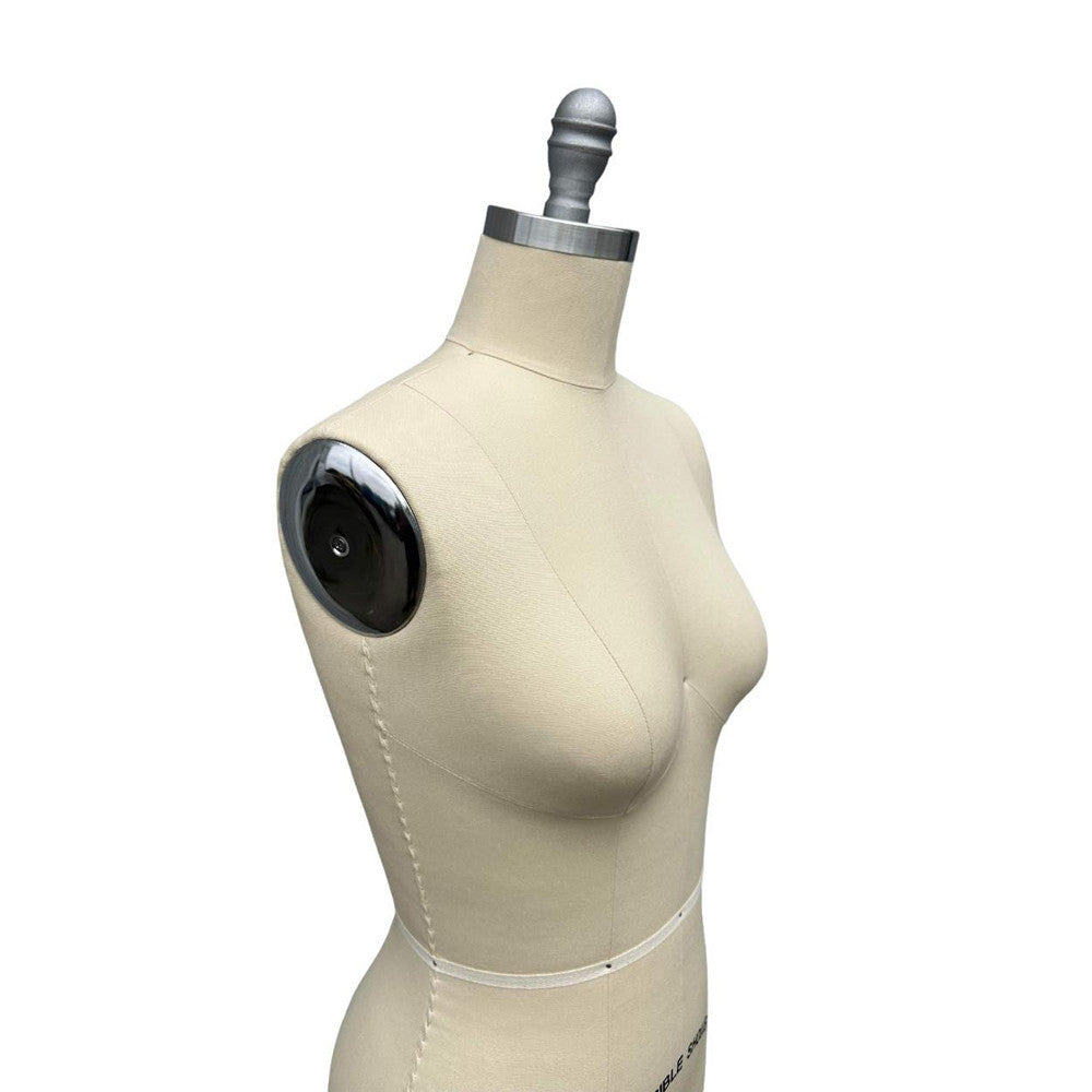 Collapsible Shoulder Half Body Female Dress Form Mannequin Size 4,6,8,10,12 Collapsible Shoulder Half Body Female Dress Form Mannequin Size 4,6,8,10,12