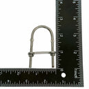 4 Pcs Marine T304 Formed Stainless Steel 2-1/2" U-Bolt Nuts Washers And Plate