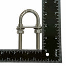 Marine Boat T304 Formed Stainless Steel 3-1/4" U-Bolt Nuts Washers And Plate