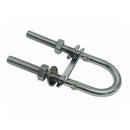 Marine Boat T304 Formed Stainless Steel 3-1/2" U-Bolt Nuts Washers And Plate