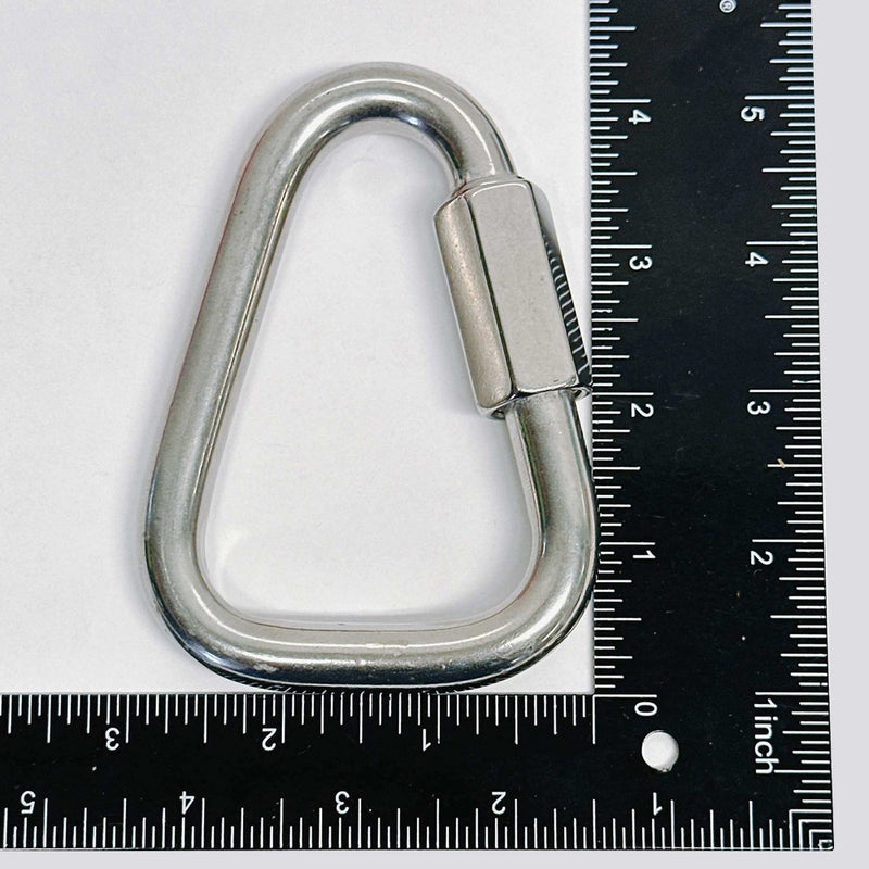 Marine T316 Stainless Steel 15/32" Delta Quick Link Triangle Link 3,200 Lbs WLL