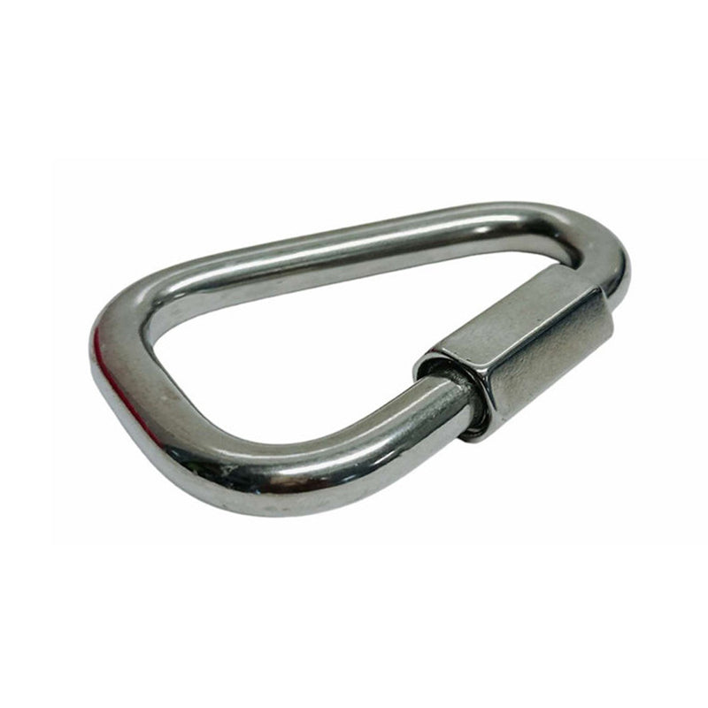 Marine T316 Stainless Steel 15/32" Delta Quick Link Triangle Link 3,200 Lbs WLL