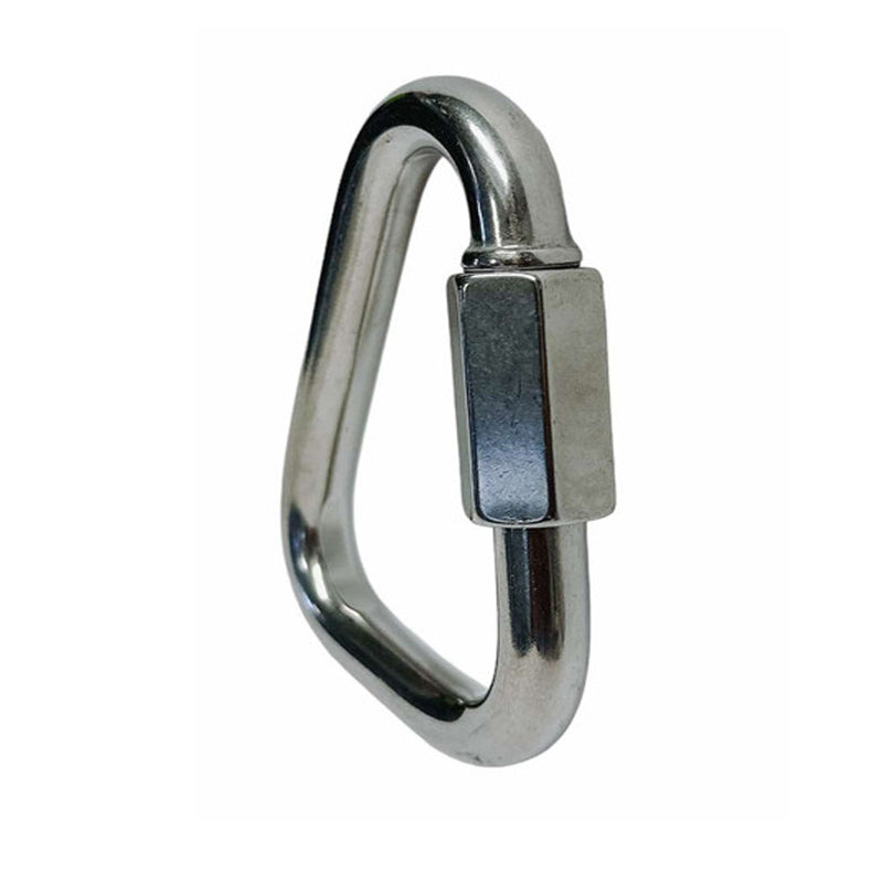 Marine T316 Stainless Steel 15/32" Delta Quick Link Triangle Link 3,200 Lbs WLL