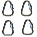 4 Pcs T316 Stainless Steel 15/32" Delta Quick Link Triangle Link 3,200 Lbs WLL