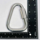 4 Pcs T316 Stainless Steel 15/32" Delta Quick Link Triangle Link 3,200 Lbs WLL