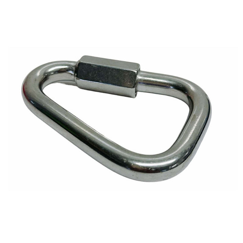 4 Pcs T316 Stainless Steel 15/32" Delta Quick Link Triangle Link 3,200 Lbs WLL