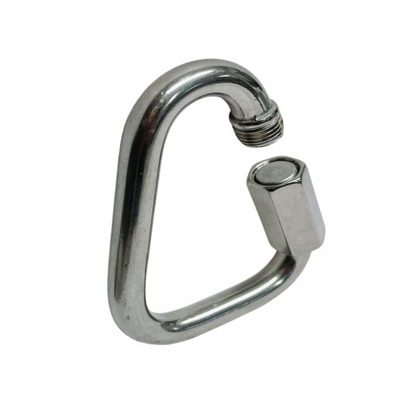 4 Pcs T316 Stainless Steel 15/32" Delta Quick Link Triangle Link 3,200 Lbs WLL
