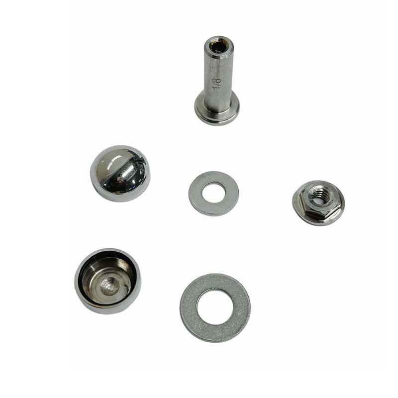 5 Ft 1/8" Stainless Steel T316 Cable Rail Assembly Rapid Lock Set Cable Rail Kit