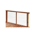 5 Ft 1/8" Stainless Steel T316 Cable Rail Assembly Rapid Lock Set Cable Rail Kit