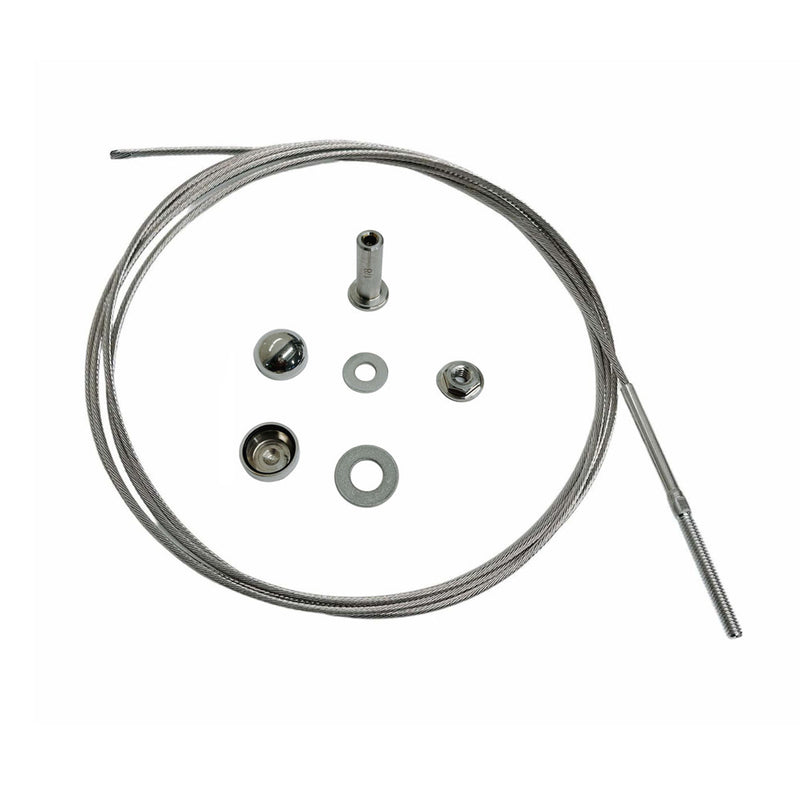 10Ft 1/8" Stainless Steel T316 Cable Rail Assembly Rapid Lock Set Cable Rail Kit