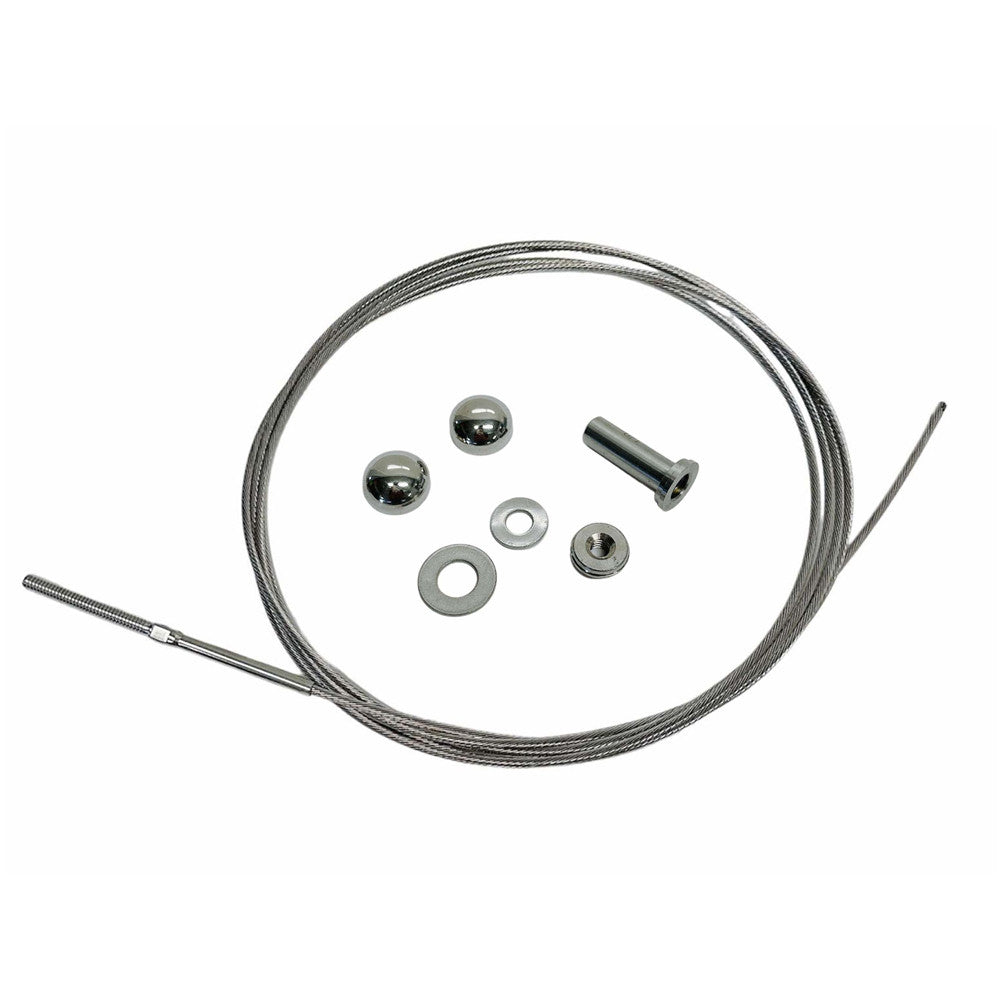 1/8" Stainless Steel T316 Cable Rail Assembly Rapid Lock Set, Cable Rail Kit for Deck, Stair, and Balcony Railing