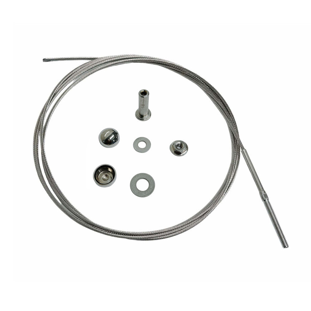 1/8" Stainless Steel T316 Cable Rail Assembly Rapid Lock Set, Cable Rail Kit for Deck, Stair, and Balcony Railing