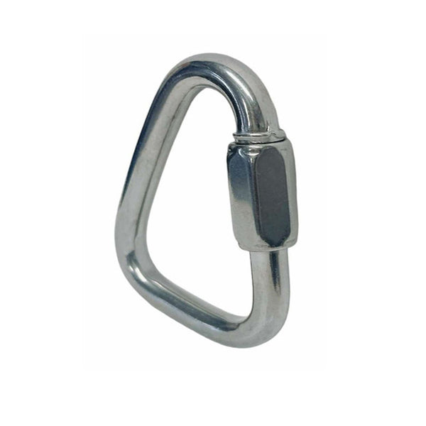 Marine T316 Stainless Steel 3/8" Delta Quick Link Triangle Link 2,200 Lbs WLL