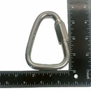 Marine T316 Stainless Steel 3/8" Delta Quick Link Triangle Link 2,200 Lbs WLL