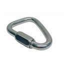 Marine T316 Stainless Steel 3/8" Delta Quick Link Triangle Link 2,200 Lbs WLL