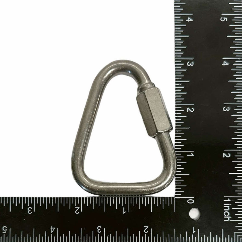 Marine T316 Stainless Steel 5/16" Delta Quick Link Triangle Link 1,760 Lbs WLL