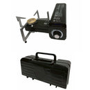 Portable Folding Single Burner Butane Stove 7,250 BTU Foldable Camping - Black