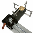 Portable Folding Single Burner Butane Stove 7,250 BTU Foldable Camping - Black