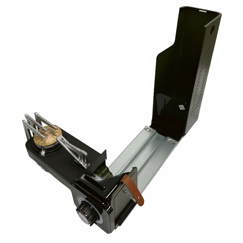 Green Portable Folding Single Burner Butane Stove 7250BTU Foldable Camping Stove