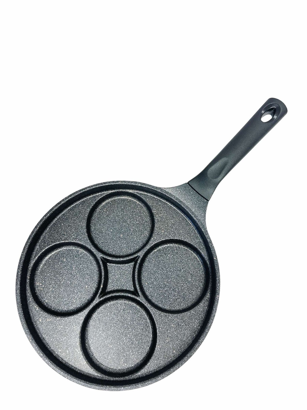 Banh Xeo Pan 4 Cup Nonstick Mini Pancake Pan, Vietnamese Banh Xeo Maker Skillet, Egg Pan for Crispy Crepes, Aebleskiver Style Snacks