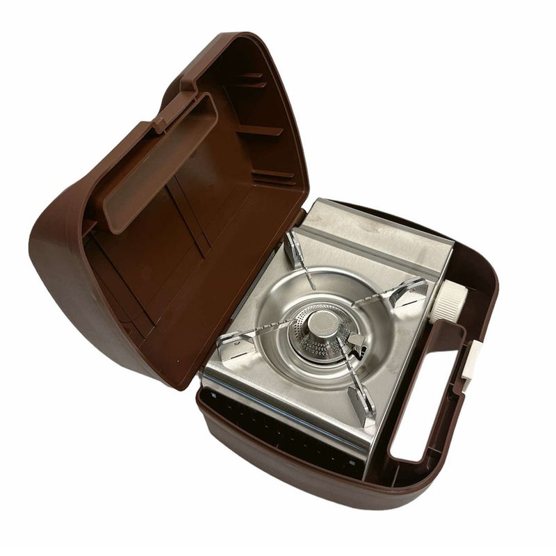 Mini 9'' x 5-1/2'' Portable Burner Butane Stove 6,350 BTU Compact Camp Stove