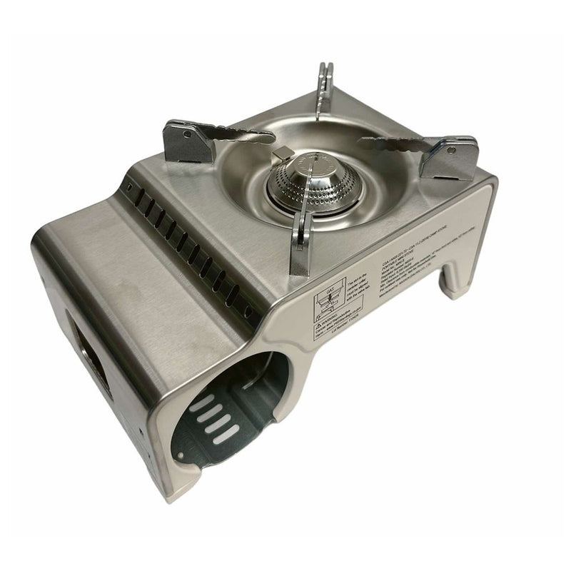 Mini 9'' x 5-1/2'' Portable Burner Butane Stove 6,350 BTU Compact Camp Stove