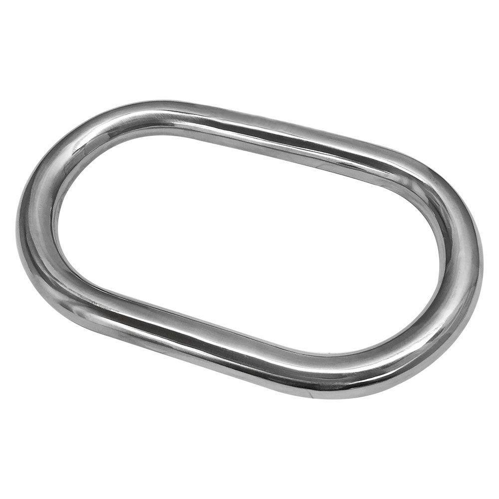 Stainless Steel T316 Marine Master Link, Welded Formed Rigging Link for Boat, Lifting, Chain, Rope, Cable, Dock, and Outdoor Hardware