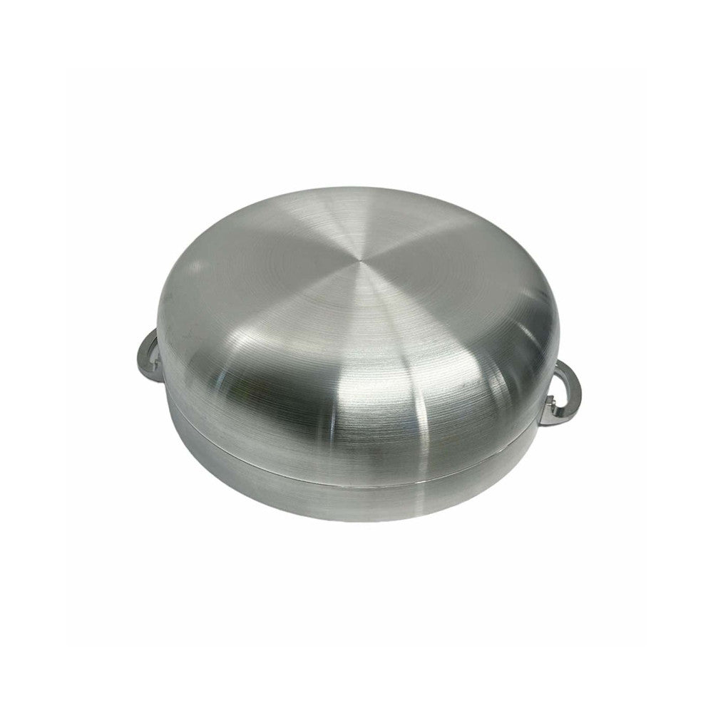 12 Qt Aluminum Caldero Cookware Pot Dutch Oven With Glass Lid Satin Finish