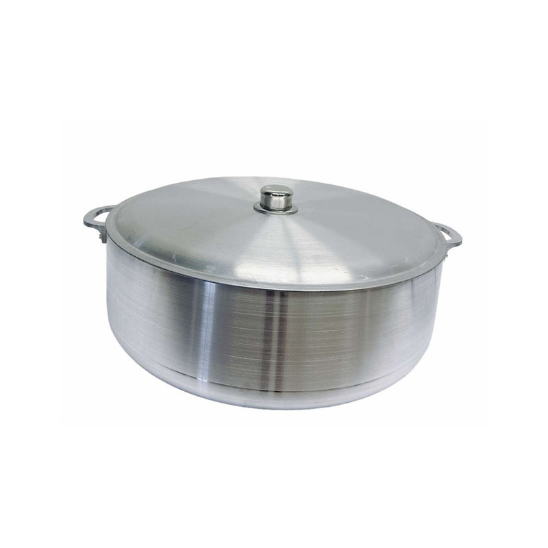 20 Qt Aluminum Caldero Cookware Pot Dutch Oven With Lid Satin Finish