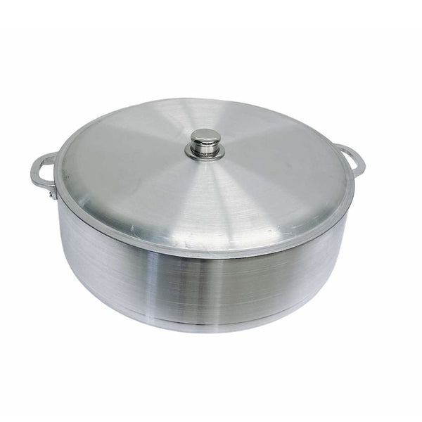 31 Qt Aluminum Caldero Cookware Pot Dutch Oven With Lid Satin Finish