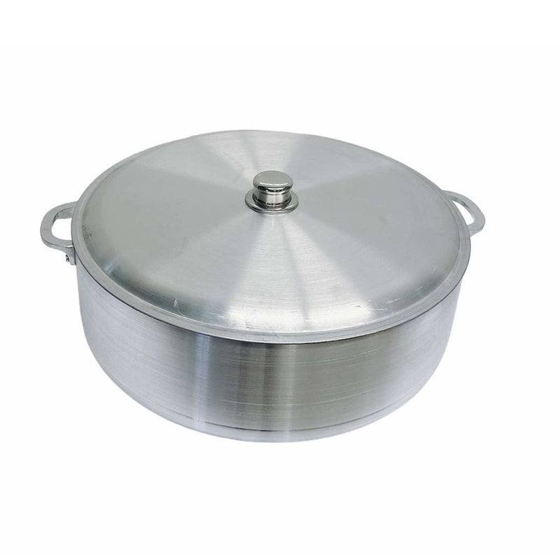 31 Qt Aluminum Caldero Cookware Pot Dutch Oven With Lid Satin Finish