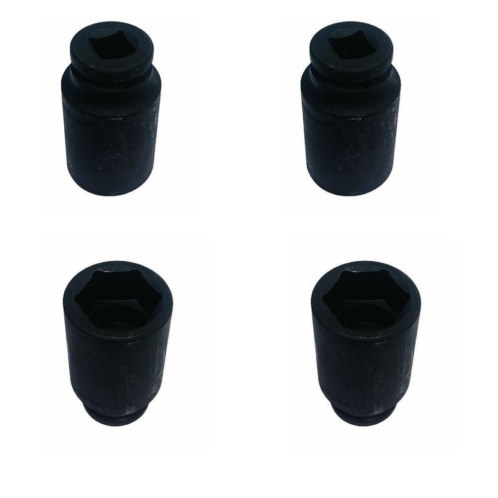 1-inch drive Budd impact socket made of durable chrome molybdenum steel for heavy-duty truck wheel service