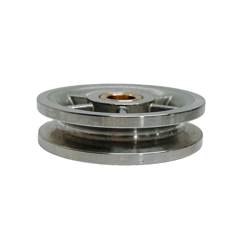 Marine Boat T304 Stainless Steel Sheave Wire Rope Pulley with Brass Bushing for Cable, Rigging, Deck, and Outdoor Use