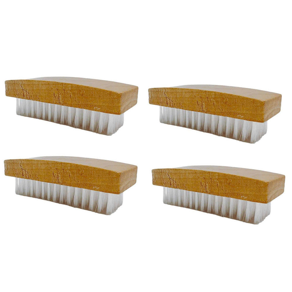 4 Pcs 4-1/8'' x 1-3/4'' Nylon Bristle Hand Scrub Block Brush Cleaning Brush